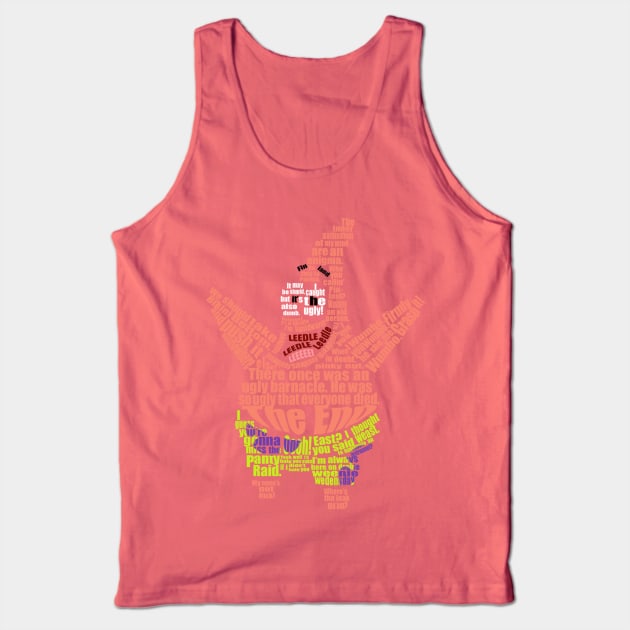 Patrick Star Quote Collage Tank Top by jingacoo